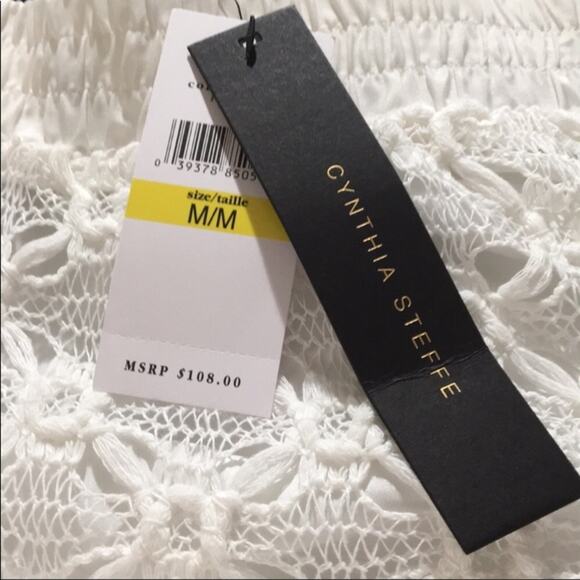 Cynthia Steffe White Crochet Lined Skirt - Picture 4 of 8